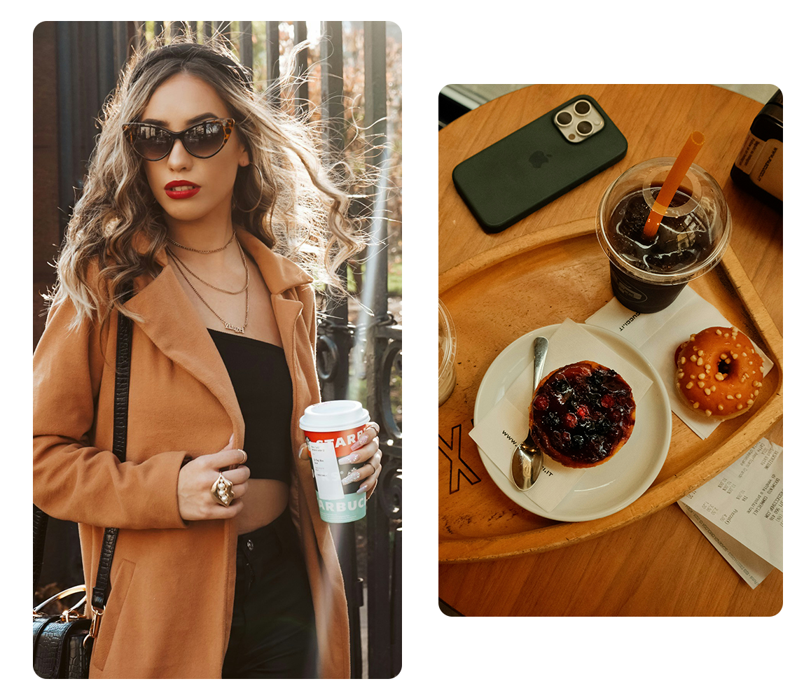 Woman with coffee